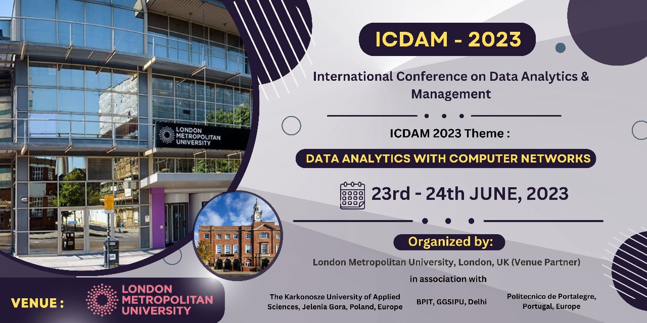 ICDAM International Conference on Data Analytics and Management